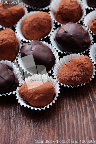 Image of chocolate pralines