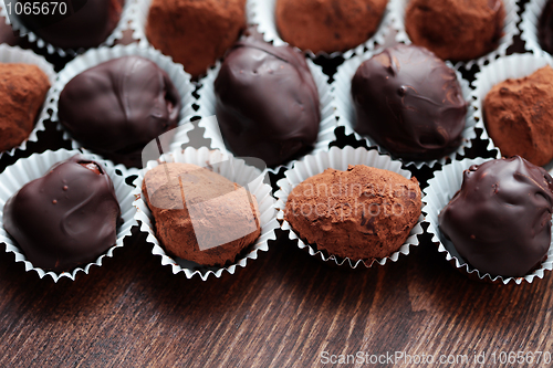 Image of chocolate pralines