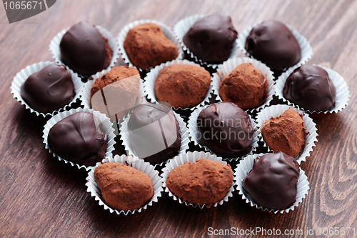 Image of chocolate pralines