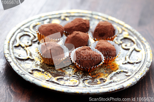 Image of chocolate pralines