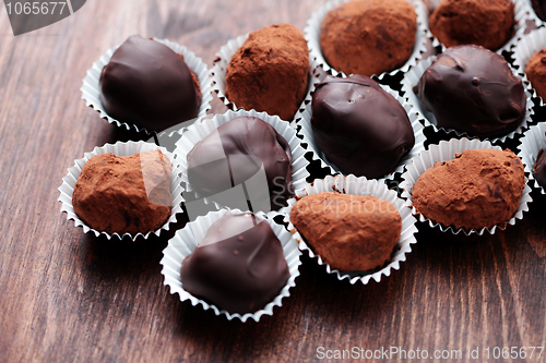 Image of chocolate pralines