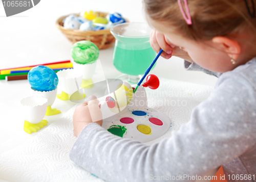 Image of Painting Easter eggs