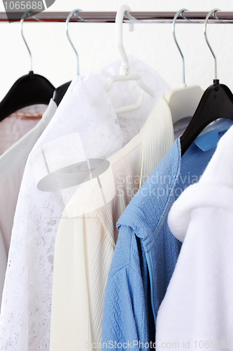 Image of Hanging clothes