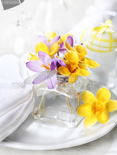 Image of Easter place setting