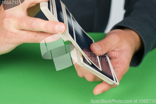 Image of Shuffling cards