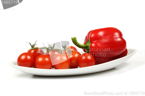 Image of Isolated vegetables