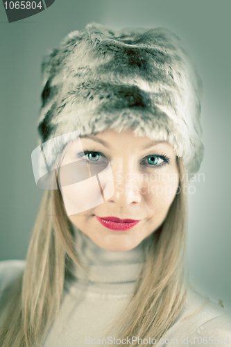 Image of Blonde Woman Portrait