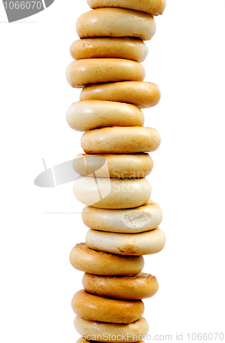 Image of doughnut-shaped bread rolls