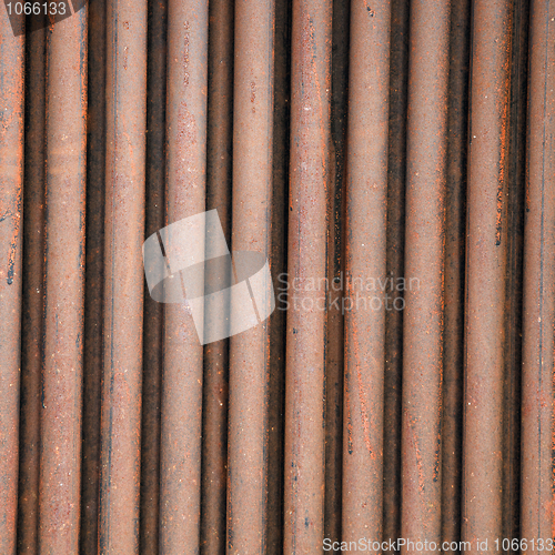 Image of Rusty Iron fence