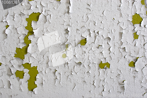 Image of The peeled old wall