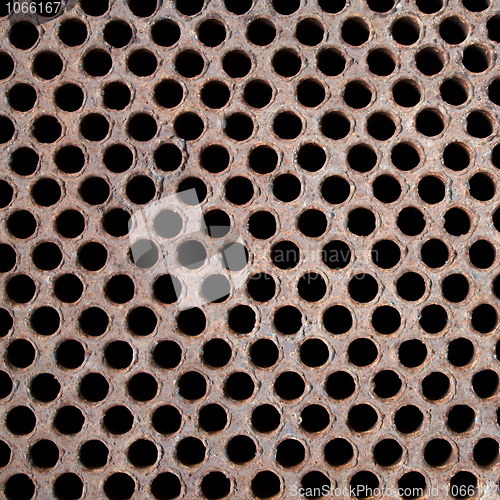 Image of Rusty metal floor