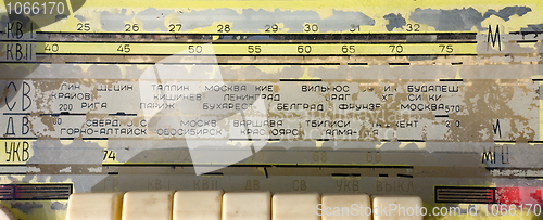 Image of Scale of the ancient Russian radioreceiver