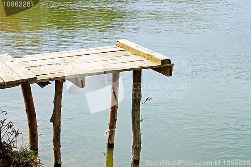 Image of Wooden springboard