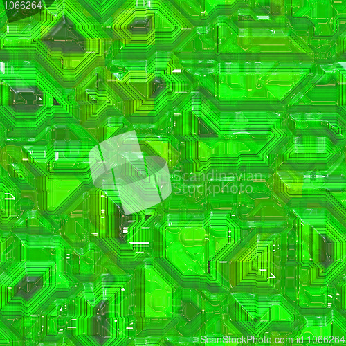 Image of Computer Circuit Board Pattern