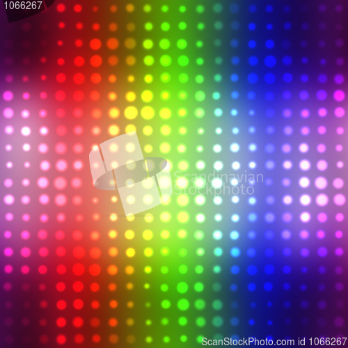 Image of Glowing Halftone Dots Texture