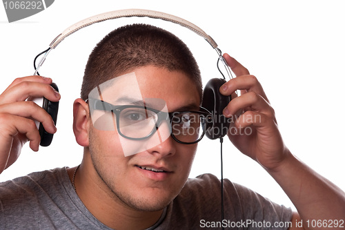 Image of Listening to Music