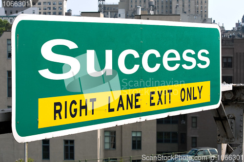 Image of Success Highway Sign