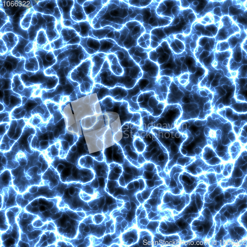 Image of Blue Glowing Plasma Pattern