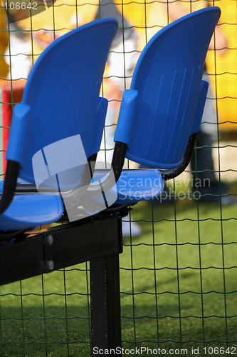 Image of Blue seats
