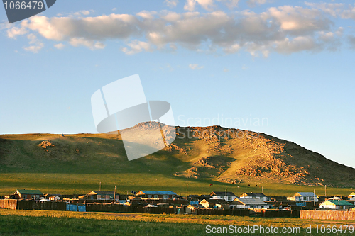 Image of Mongolian village 