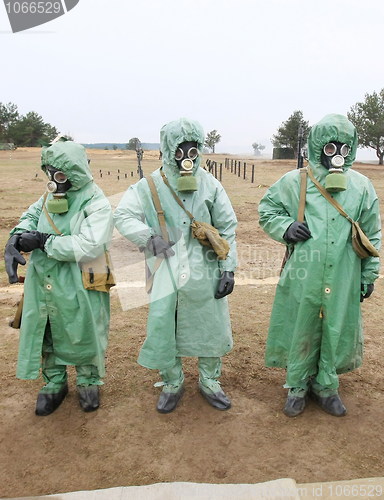 Image of chemical protection suites