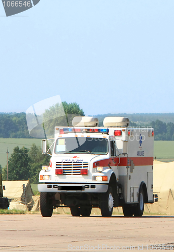 Image of Emergency ambulance