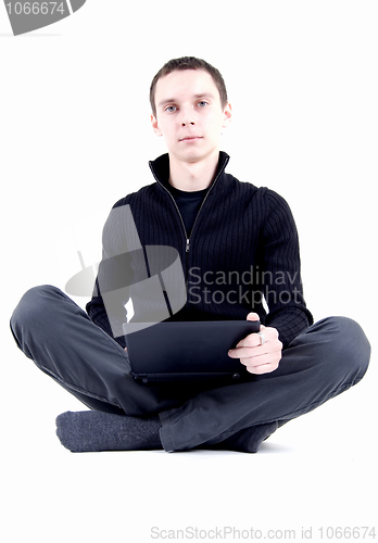 Image of man with laptop 