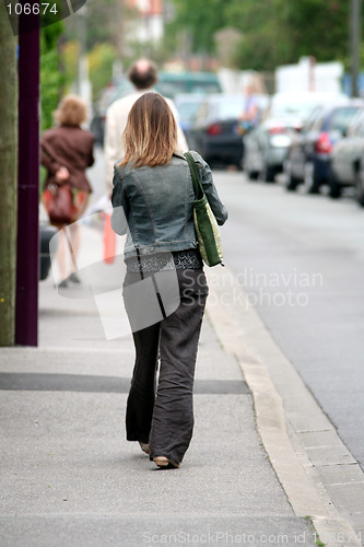 Image of Woman in the street