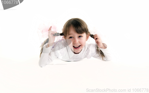 Image of Photo of a little girl  