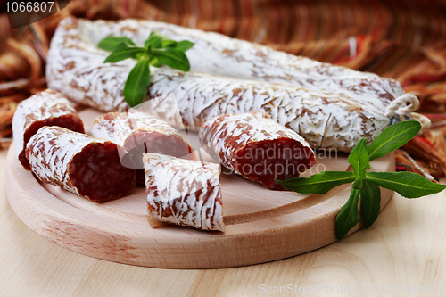 Image of dried sausages