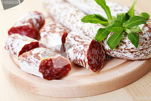 Image of dried sausages