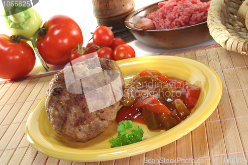 Image of meatballs with Ratatouille