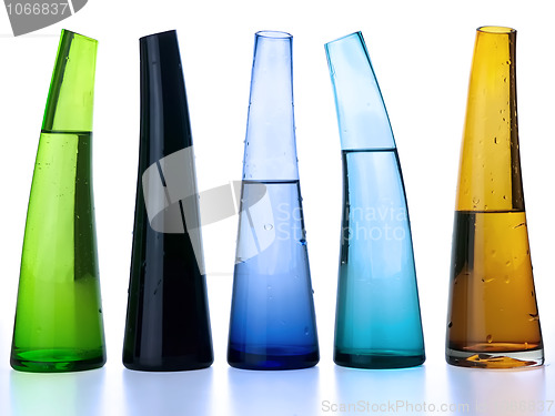 Image of glass vases