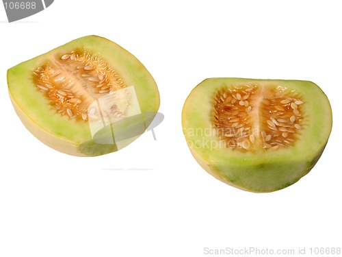 Image of Melon halves