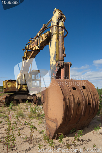 Image of Old excavator