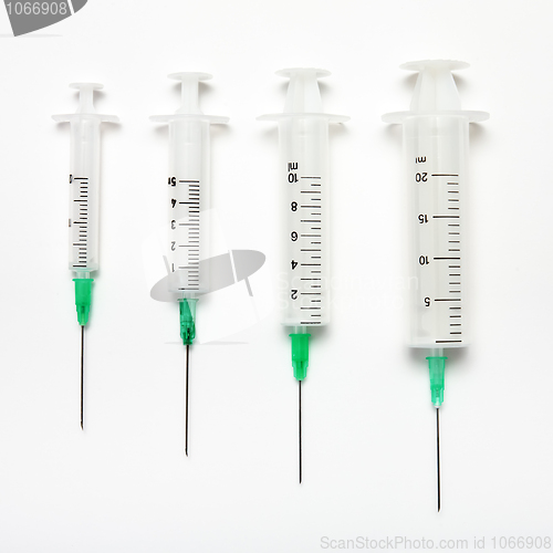 Image of four different syringe