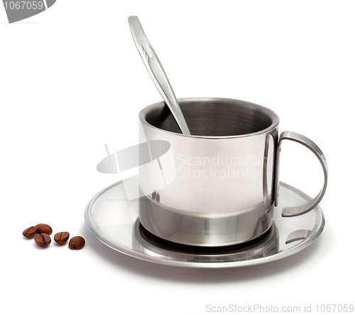 Image of Metal coffee cup