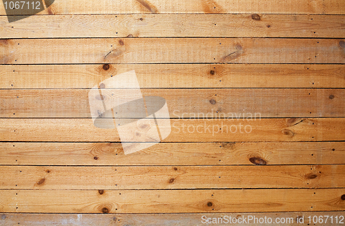 Image of Yellow rough wooden wall