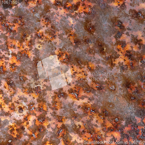 Image of Rusty surface of metal
