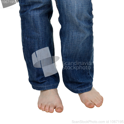 Image of Legs in jeans