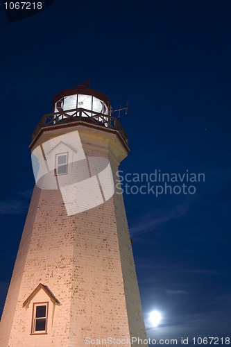 Image of Lighthouse at Night