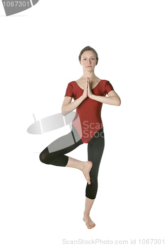 Image of Exercising woman