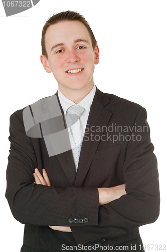 Image of Friendly businessman