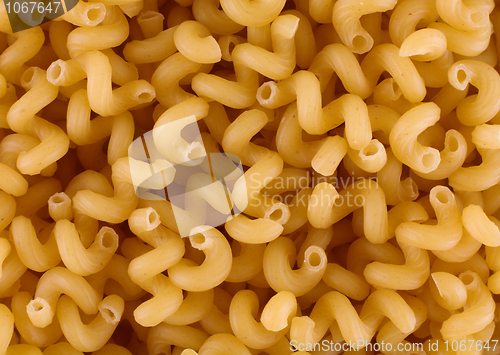 Image of Texture of dry macaroni