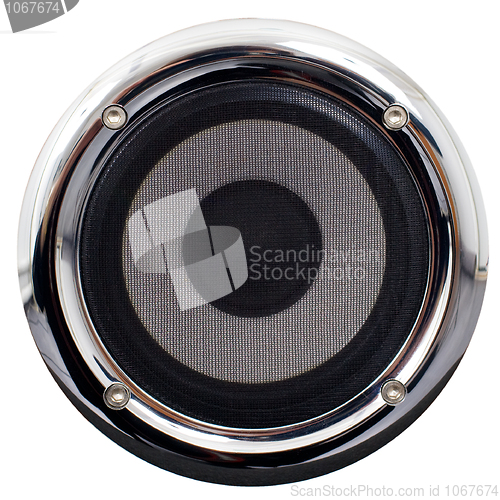 Image of Speaker on a white background