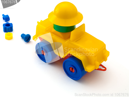 Image of Yellow toy machine