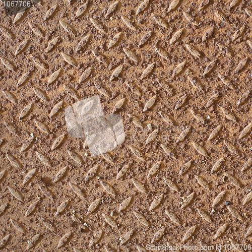 Image of Old rusty floor