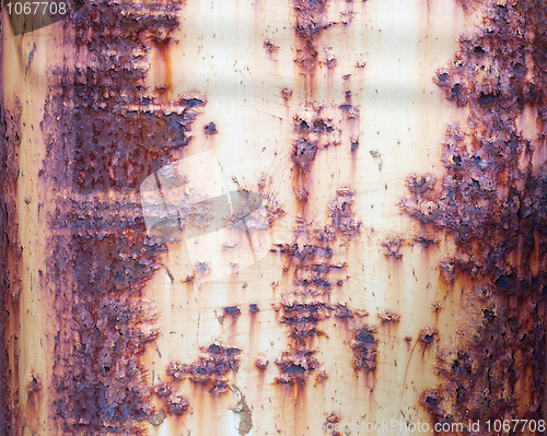 Image of Rusty old metal surface