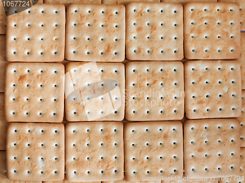 Image of Pattern formed by biscuit