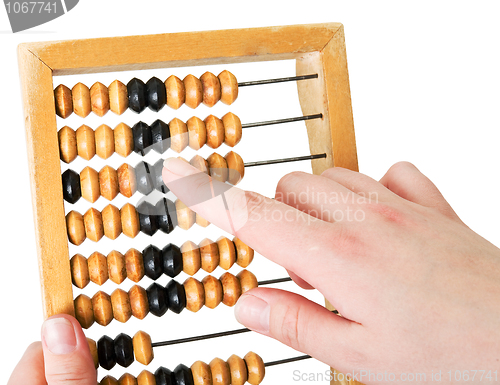 Image of Wooden abacus